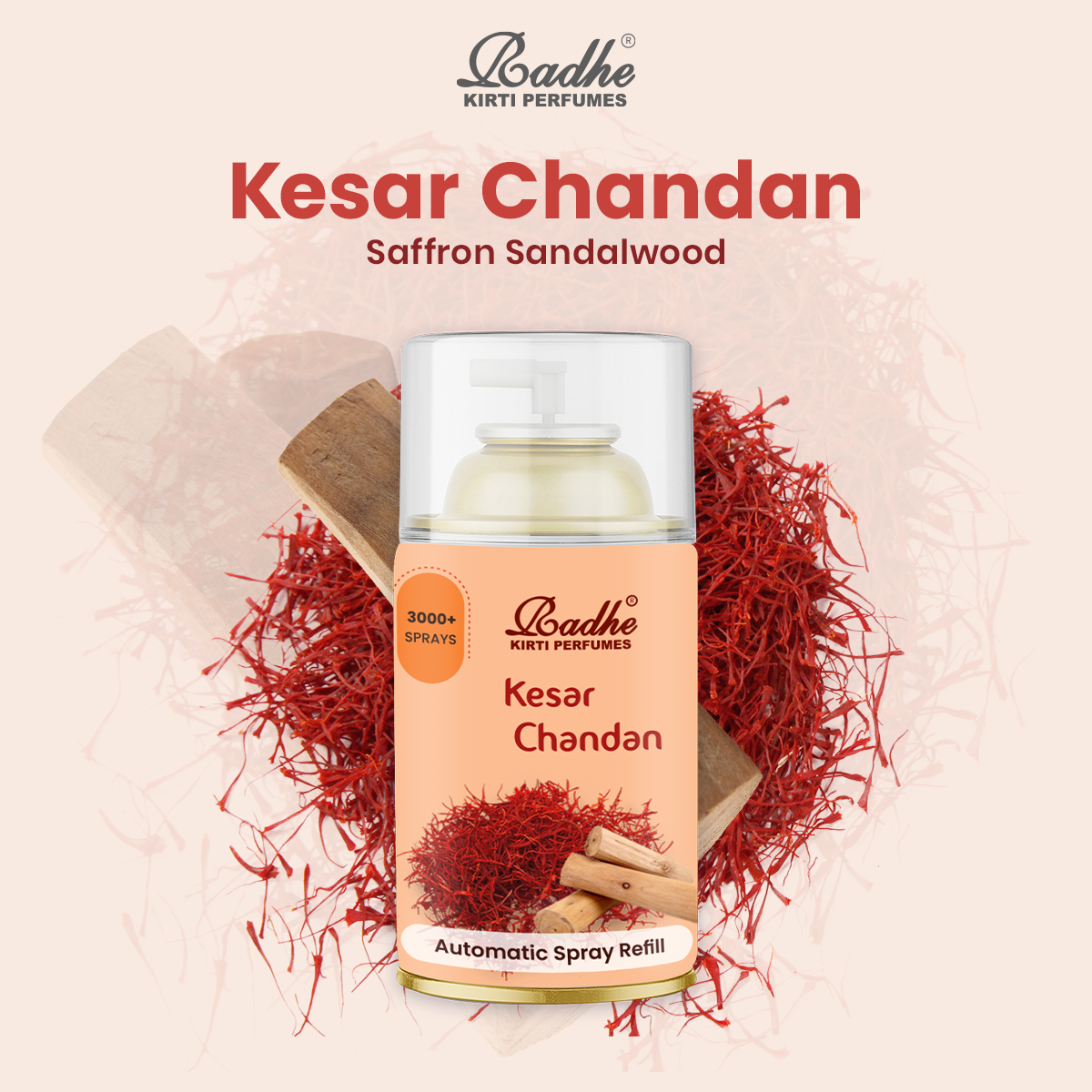 Kesar Chandan Automatic Spray Refill 265ml